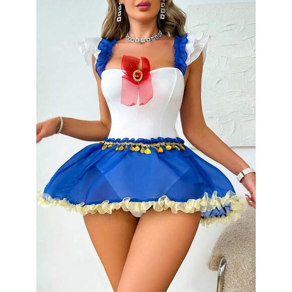 Sailor moon Pretty Guardian Lingerie Cosplay Costume L - Picture 1 of 4